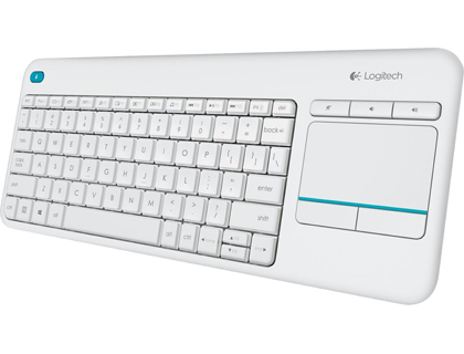 [9155124] LOGITECH - Teclado k400 plus inalambrico touch pad blanco (Ref. 920-007138)