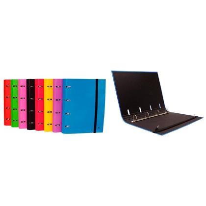 [9936040] MARIOLA - CARPEBLOC A4 4 an.MIXTAS 25mm SIN RECAMBIO SURTIDO (8 Col.) (Ref.1303SU)