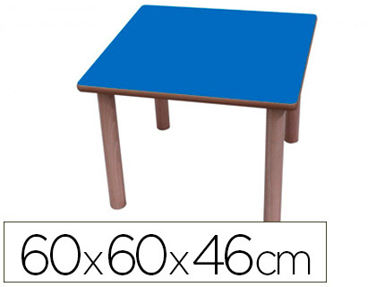 [2300228] MOBEDUC - Mesa madera mobetuc t1 cuadrada con tapa laminada haya 60x60 cm (Ref. 600550.60-1)