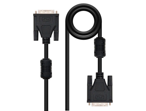 [2162714] NANOCABLE - Cable dvi dual link 24+1/m-m color negro longitud 3 m (Ref. 10.15.0803)