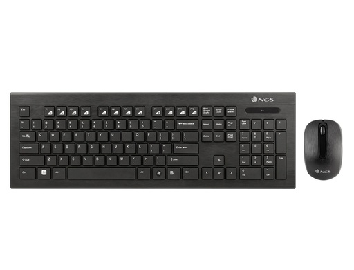[2161309] NGS - Set teclado y raton dragonfly multimedia inalambrico usb nano 2,4 ghz color negro (Ref. DRAGONFLYKIT)