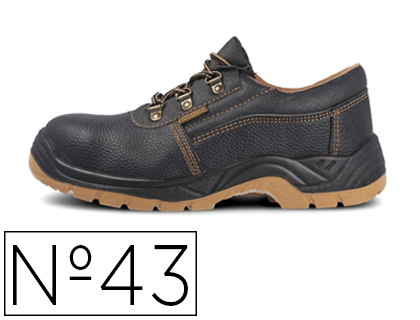 [2155789] PAREDES - Zapato de seguridad zp1000 s3 negro talla 43 (Ref. SM5065 NE/43)