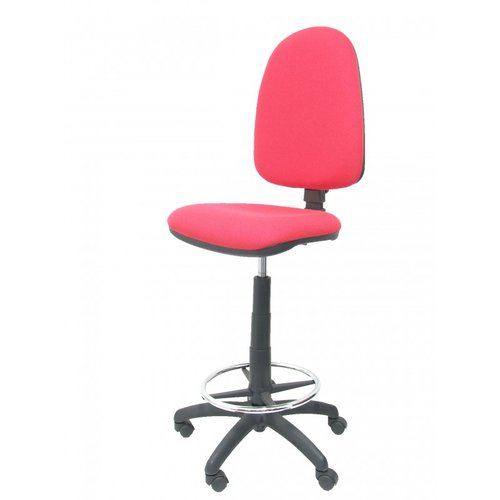 [2156128] PIQUERAS Y CRESPO - Taburete pyc con respaldo regulable en altura rojo 1000+230x480x460 mm (Ref. T04CPBALI350)