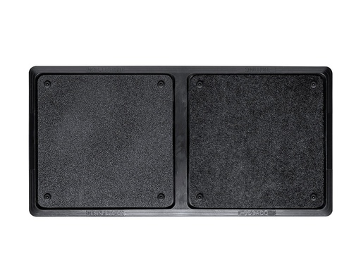 [2159775] Q-CONNECT - Alfombra desinfectante dos compartimentos desinfeccion / secado 80x40 cm (Ref. 2597)