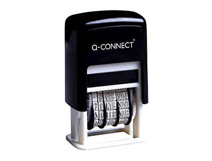 [2155386] Q-CONNECT - Fechador entintaje automatico 4 mm color negro (Ref. KF14526)
