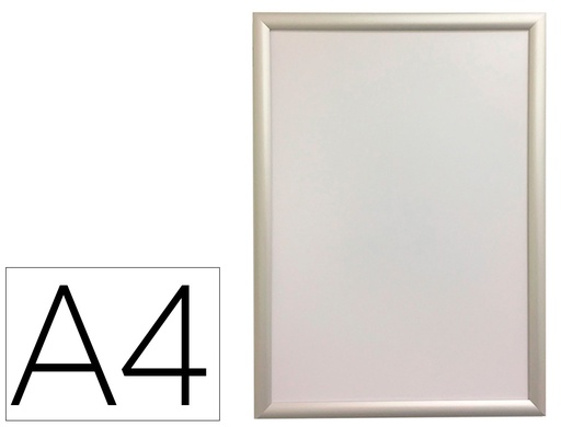 [2160270] Q-CONNECT - Marco porta anuncios din A4 marco de aluminio 24x32,7x1,2 cm (Ref. KF11024)