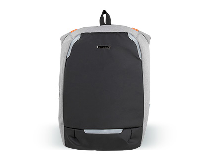 [2155950] Q-CONNECT - Mochila para portatil 18\" negra / gris poliester impermeable 460x170x310 mm (Ref. KF17990)