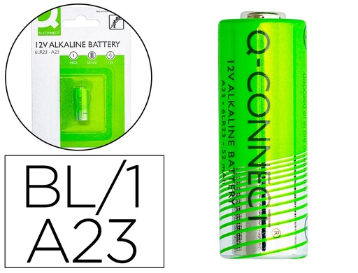 [2162779] Q-CONNECT - Pila alcalina ag23 6lr23 12v blister de 1 unidad (Ref. KF14558)