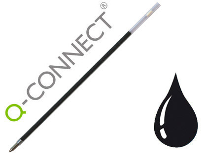 [2300028] Q-CONNECT - RECAMBIO BOLIGRAFO EXTENSIBLE KF00233 NEGRO (Ref.KF15394)