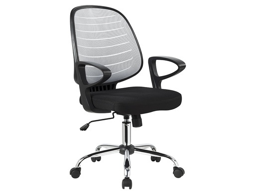 [2156273] Q-CONNECT - Silla giratoria base metal regulable en altura 920+80mm alto 600mm ancho 580mm profundidad gris (Ref. KF19019)