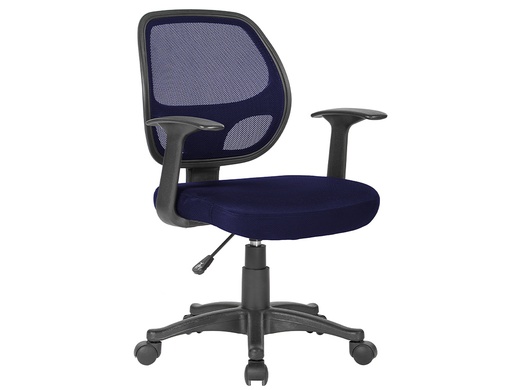 [2156268] Q-CONNECT - Silla giratoria respaldo medio regulable en altura 870+120mm alto 550mm ancho 590mm profundidad (Ref. KF19014)