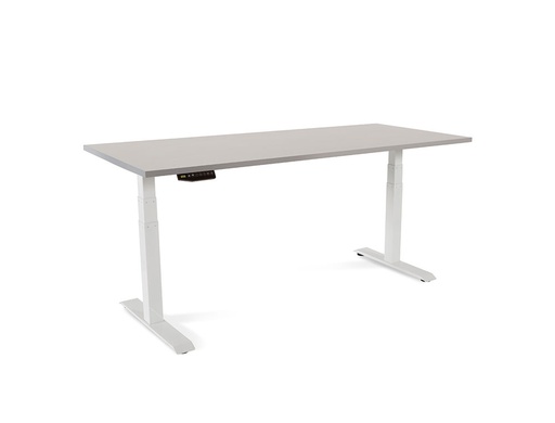 [9159972] ROCADA - Mesa regulable en altura electricamente hasta 129 cm estructura de acero tablero 180 cm color gris (Ref. 2003XCR02)