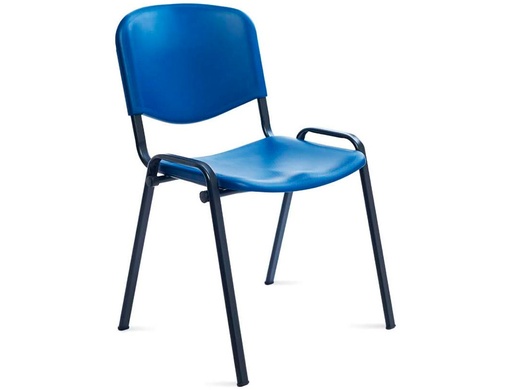 [2159965] ROCADA - Silla confidente estructura metalica respaldo y asiento en polimero color azul (Ref. 975V15-3)