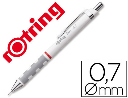 [9091018] ROTRING - Portaminas tikky 0,7 mm blanco (Ref. 1904506)