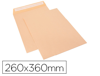 [2154045] SAM - Sobre bolsa celulosa chamoix 90 gr tira de silicona 260x360 mm tira silicona caja 250 unidades (Ref. C-108100)