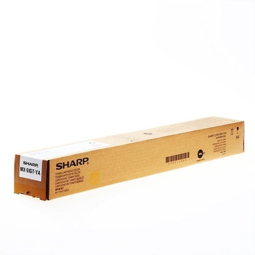 [9933827] SHARP - TONER AMARILLO MX-5112N, 4112N, 4140N, 4141N, 5140N, 5141N (Ref.MX-51GTYA)