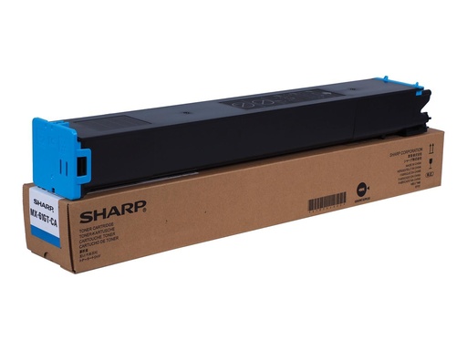 [9933836] SHARP - TONER CIAN MX-2630N, 2651, 3050N, 3050V, 3060N, 3060V, 3061, 3070V, 3550N, 3560N, 3570N, 4050N, 4060N, 4060V, 4070N, 5050N, 5070N, 5070V, 6050N, 6070N (Ref.MX-61GTCA)