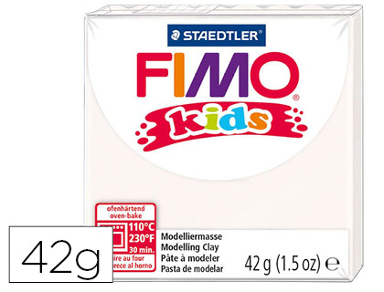 [2152337] STAEDTLER - Pasta fimo kids 42 gr color blanco (Ref. 8030-0)