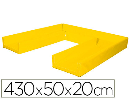 [2300287] SUMO DIDACTIC - Circuito modular de gateo 430x50x20 cm amarillo (Ref. 448 AM)
