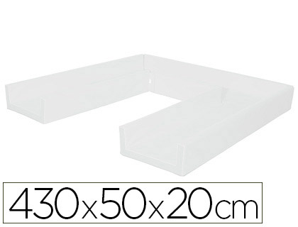 [2300288] SUMO DIDACTIC - Circuito modular de gateo 430x50x20 cm blanco (Ref. 448 B)