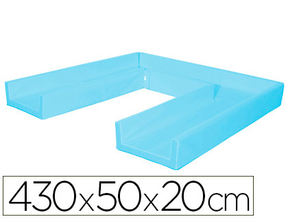 [2300289] SUMO DIDACTIC - Circuito modular de gateo 430x50x20 cm celeste (Ref. 448 C)