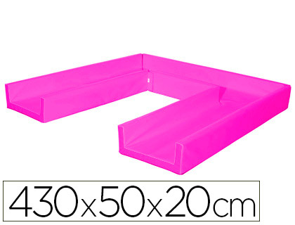 [2300290] SUMO DIDACTIC - Circuito modular de gateo 430x50x20 cm fucsia (Ref. 448 F)
