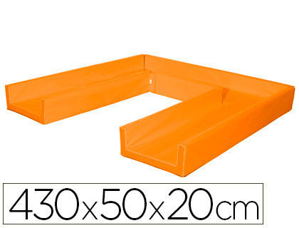 [2300294] SUMO DIDACTIC - Circuito modular de gateo 430x50x20 cm naranja (Ref. 448 NA)
