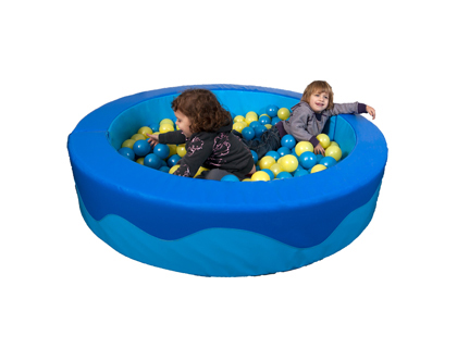 [2068148] SUMO DIDACTIC - Piscina bolas redonda azul / celeste 2 sacos de bolas 150x30x15 cm (Ref. 105A)