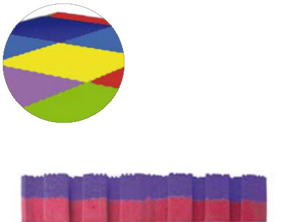 [2300299] SUMO DIDACTIC - Puzzle escolar bicolor 100x100x2 cm lila/rojo (Ref. 866 L/R)