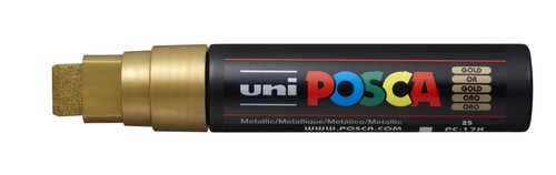 [9941536] UNI-BALL - MARCADOR T.OPACA NO PERM. UNI POSCA 15,0 (PC-17K) ORO (Ref.202291000)