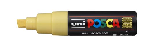 [9941640] UNI-BALL - MARCADOR T.OPACA NO PERM. UNI POSCA 8,0 (PC-8K) AMARILLO PAJIZO (Ref.107524000)