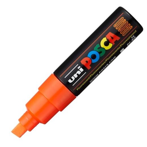 [9941644] UNI-BALL - MARCADOR T.OPACA NO PERM. UNI POSCA 8,0 (PC-8K) FLUOR NARANJA (Ref.107565000)