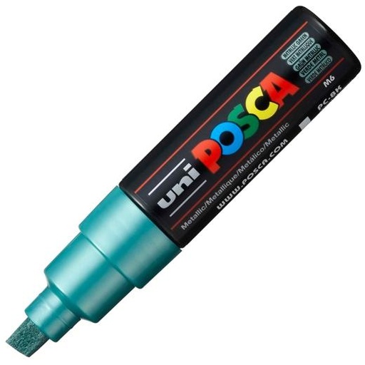 [9941478] UNI-BALL - MARCADOR T.OPACA NO PERM. UNI POSCA 8,0 (PC-8K) VERDE METALICO (Ref.113654000)