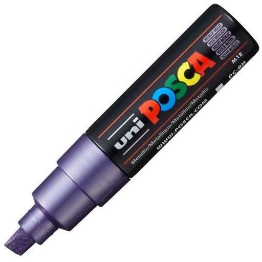 [9941480] UNI-BALL - MARCADOR T.OPACA NO PERM. UNI POSCA 8,0 (PC-8K) VIOLETA METALICO (Ref.113670000)