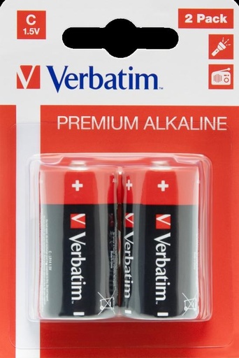 [9927287] VERBATIM - PILAS ALCALINAS C - LR14 - PACK 2 UDS (Ref.49922)
