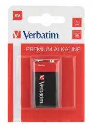 [9927289] VERBATIM - PILAS ALCALINAS DE 9V - 6LR61- PACK 1 UD (Ref.49924)