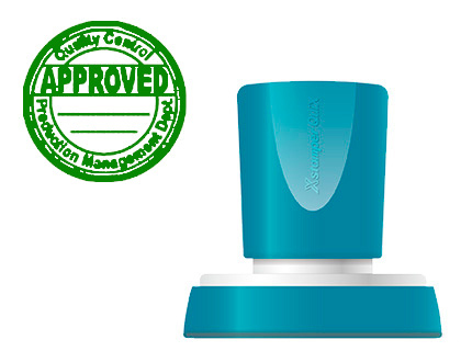 [2153727] X'STAMPER - Sello quix personalizable color verde redondo diametro 38 mm q-53 (Ref. QPTL-QE38RU Q53 VE)