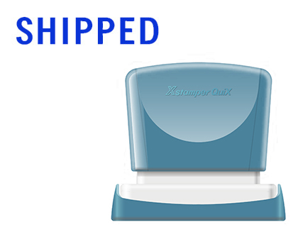 [2152191] X'STAMPER QUIX - SELLO PERSONALIZABLE COLOR AZUL MEDIDAS 13X49 MM Q-13 (Ref.QPTL-Q1349RU Q13 AZ)