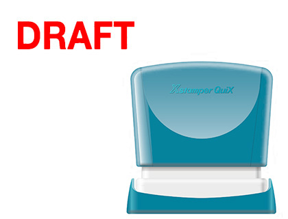 [2152203] X'STAMPER QUIX - SELLO PERSONALIZABLE COLOR ROJO MEDIDAS 11X40 MM Q-10 (Ref.QPTL-Q1140RU Q10 RO)