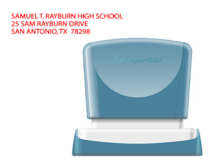 [2152206] X'STAMPER QUIX - SELLO PERSONALIZABLE COLOR ROJO MEDIDAS 14X60 MM Q-14 (Ref.QPTL-Q1460RE Q14 RO)