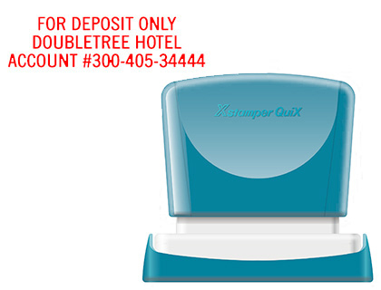 [2152204] X'STAMPER QUIX - SELLO PERSONALIZABLE COLOR ROJO MEDIDAS 16X48 MM Q-11 (Ref.QPTL-Q1648RU Q11 RO)