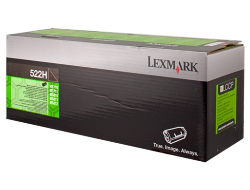 [1409699] LEXMARK - Toner Laser ORIGINALES 522H Negro (Ref.52D2H00)