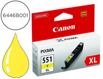 [9090723] CANON - Cartuchos ORIGINALES Inyección De Tinta 551 XL AM (Ref.6446B001)