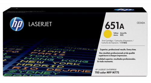 [2152833] HP - TONER 651A LASERJET MFP M775DN / M775F / M775Z / M775Z AMARILLO 16.000 PAGINAS (Ref.CE342A)