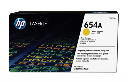 [1945057] HP ( HEWLETT PACKARD ) - Toner Laser ORIGINALES 654A amarillo (Ref.CF332A)