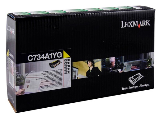 [1400265] LEXMARK - Toner Laser ORIGINALES Amarillo (Ref.C734A1YG)
