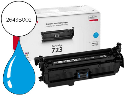 [9057372] CANON - Toner Laser ORIGINALES 723C CYAN 8,5K AA (Ref.2643B002)