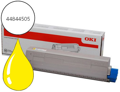 [9077655] OKI - Toner Laser ORIGINALES Amarillo (Ref.44844505)