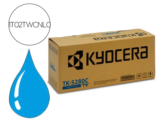 [9161424] KYOCERA MITA - KYOCERA - Toner tk5280c cian para ecosysm6235 / 6635cidn (Ref. 1T02TWCNL0)