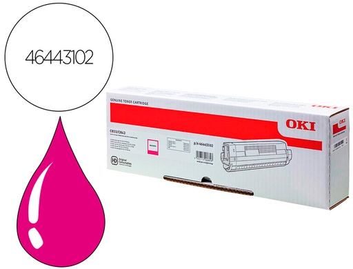 [9162821] HP ( HEWLETT PACKARD ) - Toner oki laser 46443102 c833 / c843 magenta 10000 paginas (Ref. 46443102)